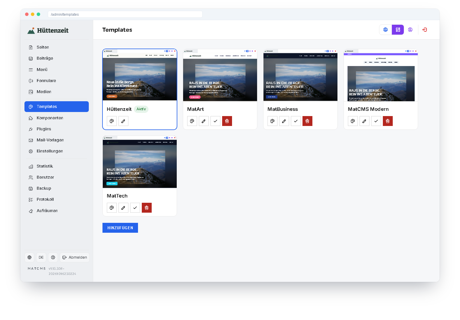 Templates und Design